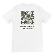 HELIOS T-Shirt Blanc⎮QR Kaki