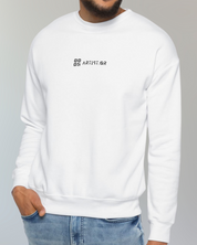 AVANI Sweat Blanc⎮QR Noir