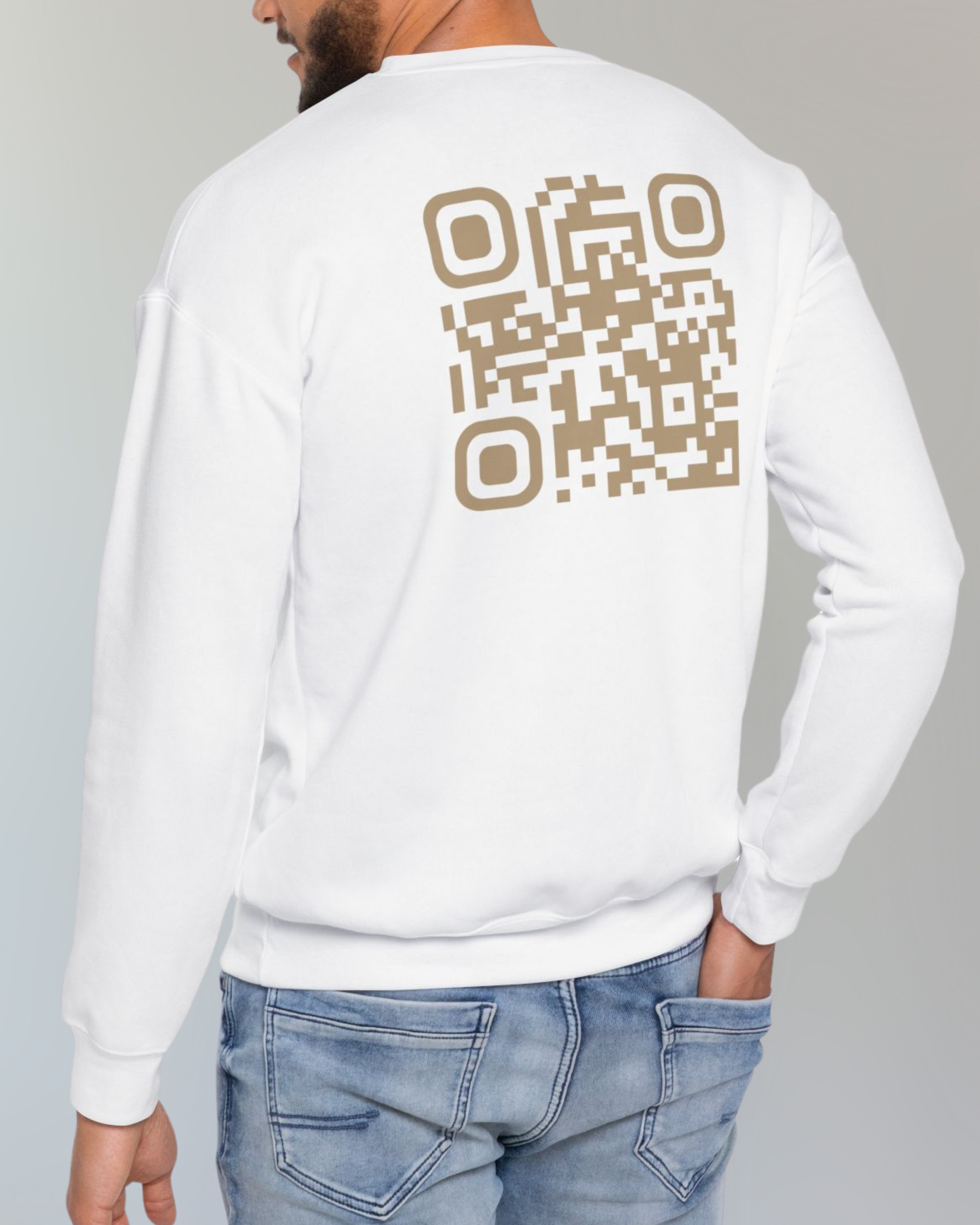 AVANI Sweat Blanc⎮QR Cannelle