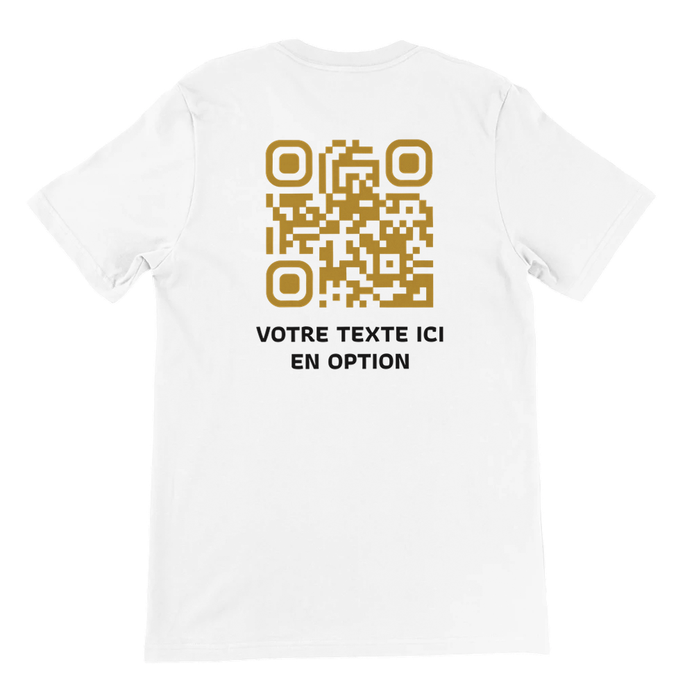 HELIOS T-Shirt Blanc⎮QR Camel