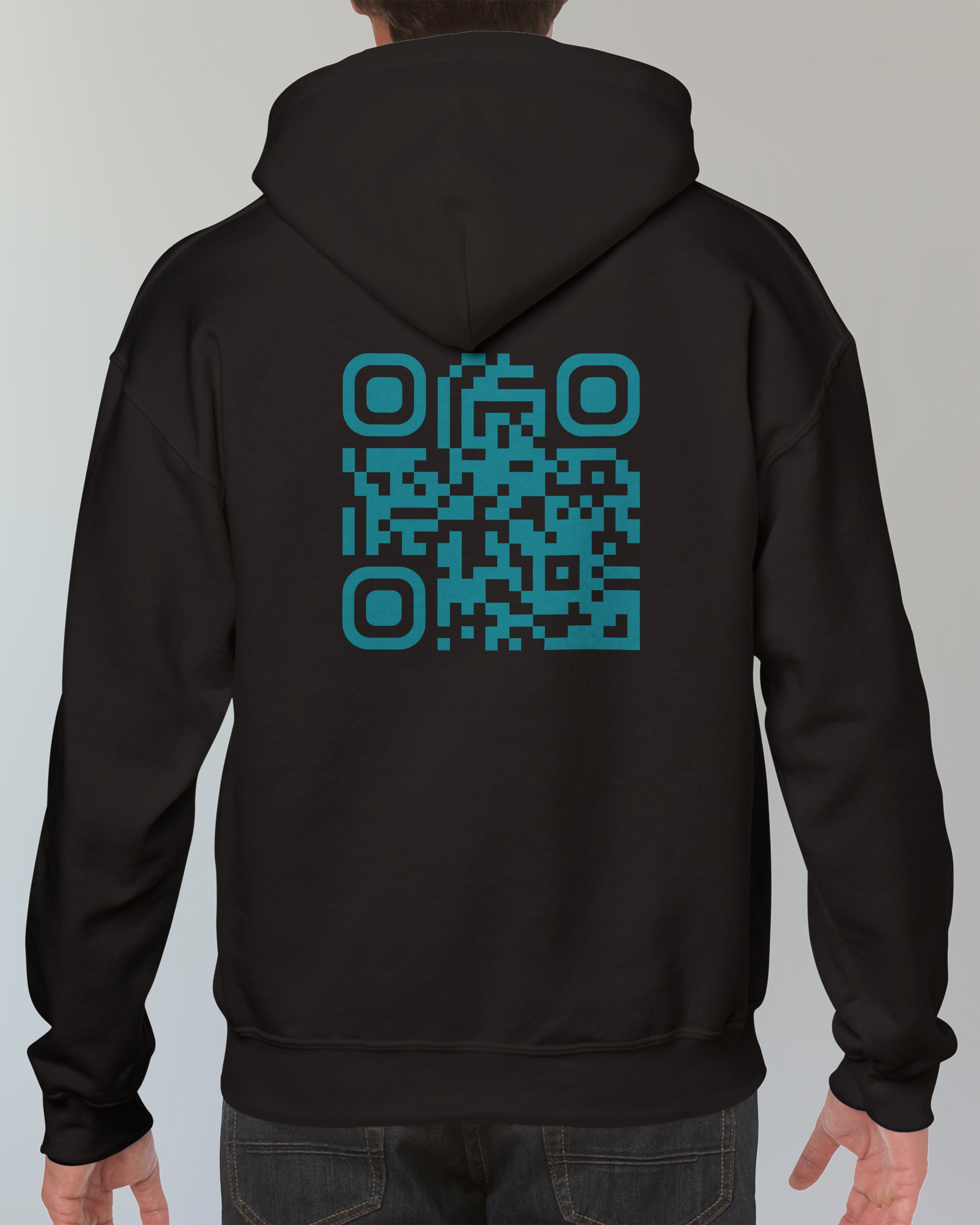 ELYSIS Sweat Noir⎮QR Turquoise