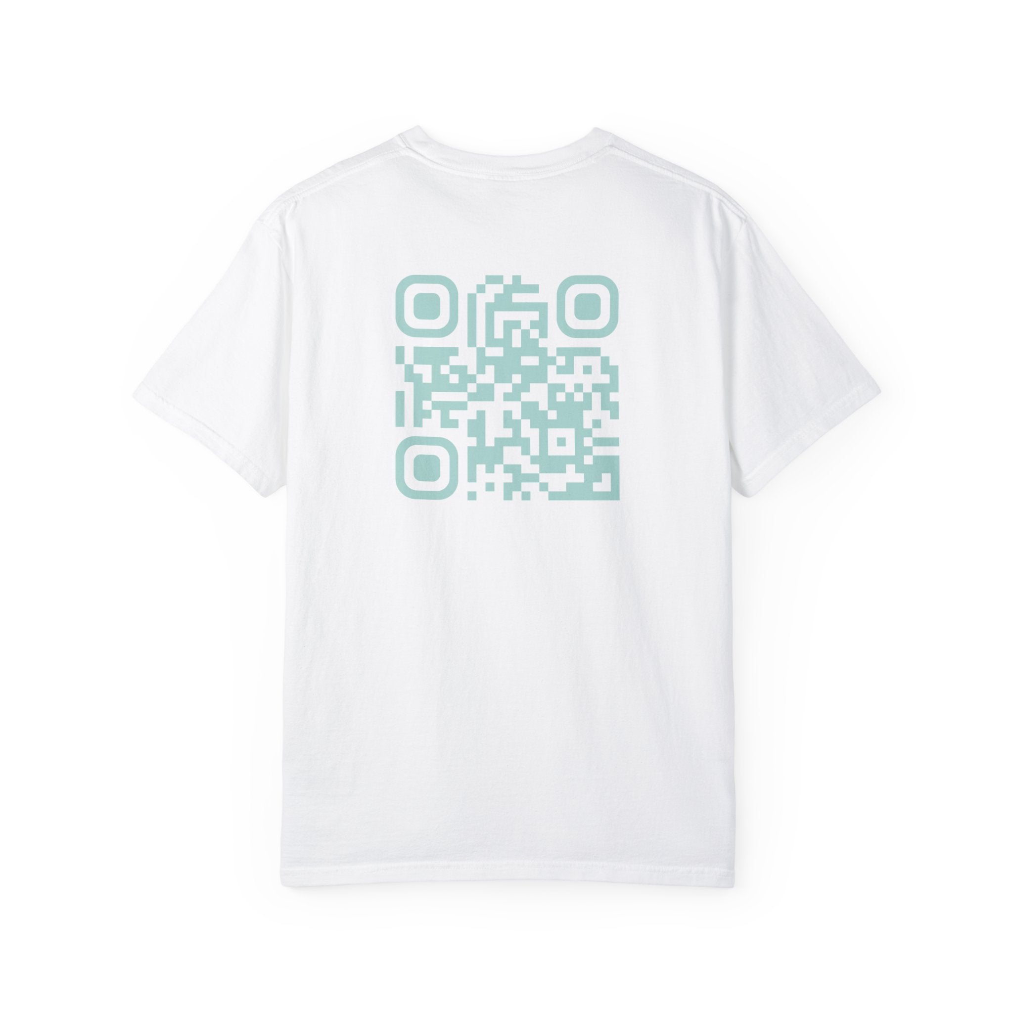 HELIOS T-Shirt Blanc⎮QR Vert d'Eau