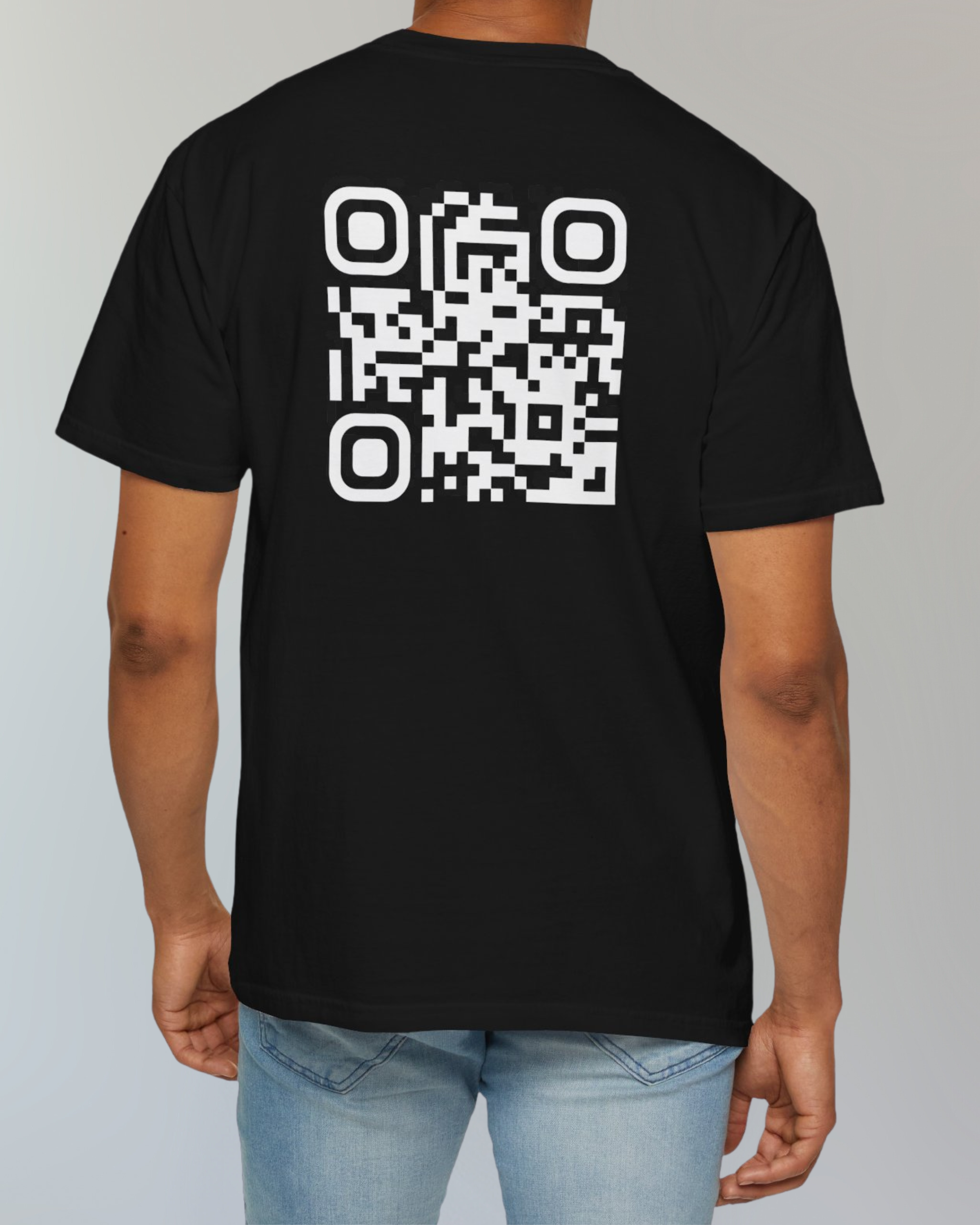 HELIOS T-Shirt Noir⎮QR Blanc