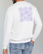 AVANI Sweat Blanc⎮QR Gris de Lin