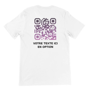 TAURUS T-Shirt Blanc⎮QR Rose