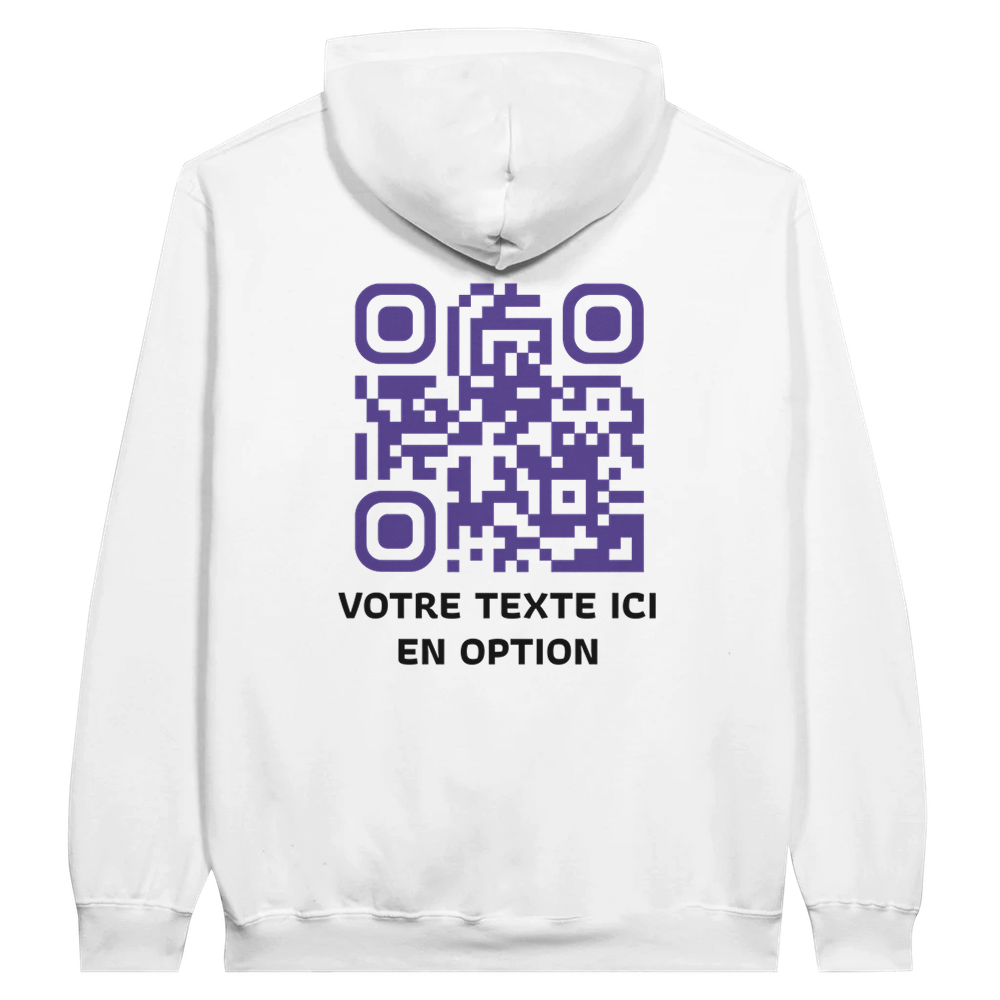 ELYSIS Sweat Blanc⎮QR Violet