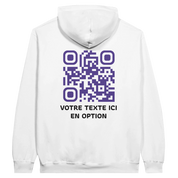 ELYSIS Sweat Blanc⎮QR Violet