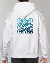 TAURUS Sweat Blanc⎮QR Bleu