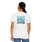 TAURUS T-Shirt Blanc⎮QR Bleu