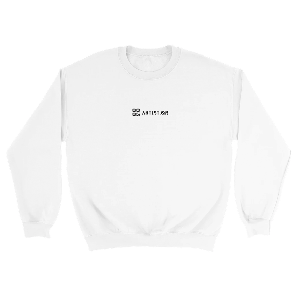 AVANI Sweat Blanc⎮QR Noir