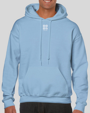 AMARU Sweat Bleu Ciel⎮QR Blanc