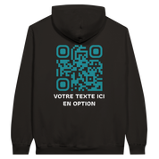 ELYSIS Sweat Noir⎮QR Turquoise