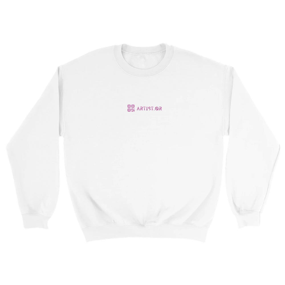 AVANI Sweat Blanc⎮QR Rose