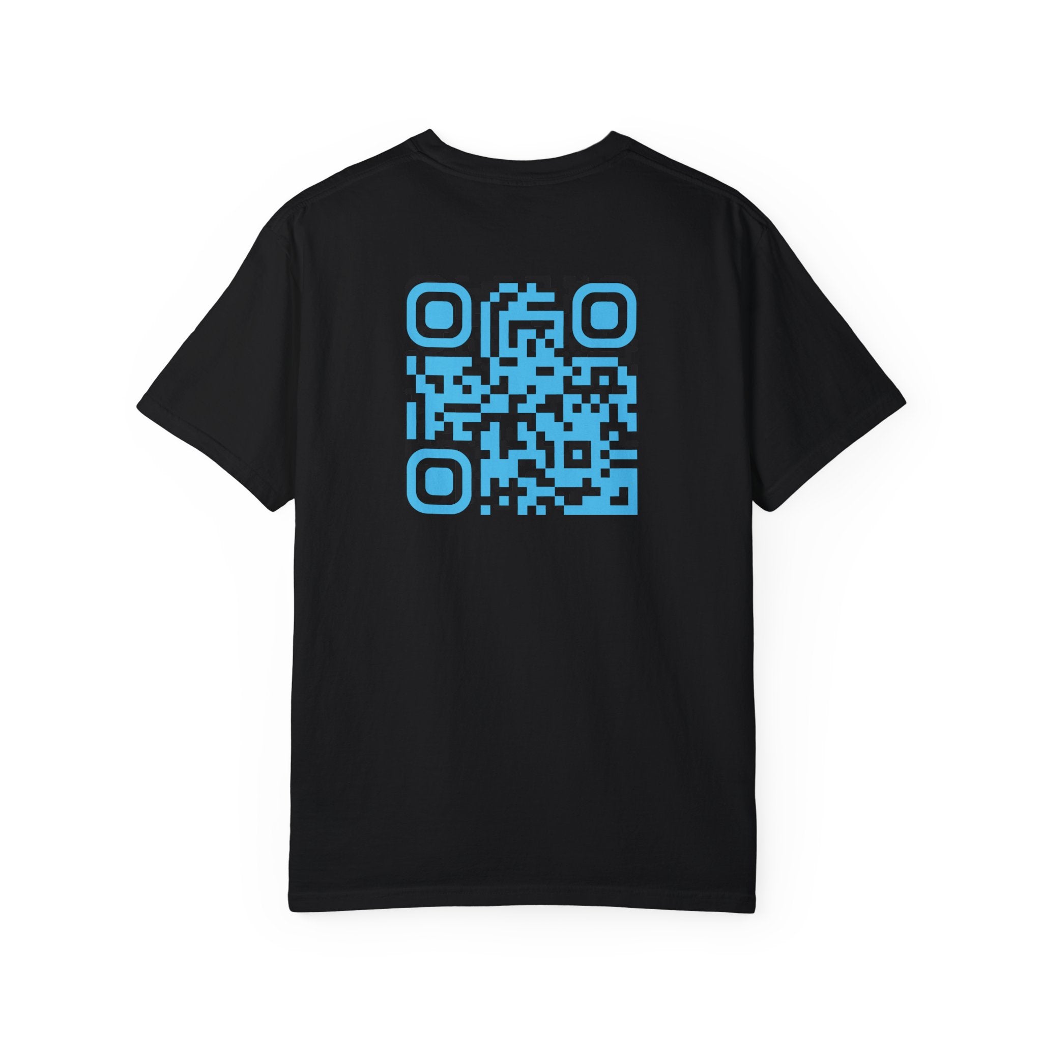 HELIOS T-Shirt Noir⎮QR Bleu Miami