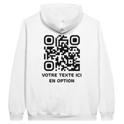 ELYSIS Sweat Blanc⎮QR Noir