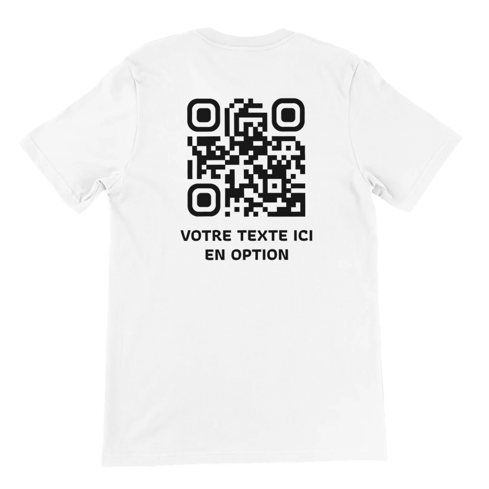 HELIOS T-Shirt Blanc⎮QR Noir