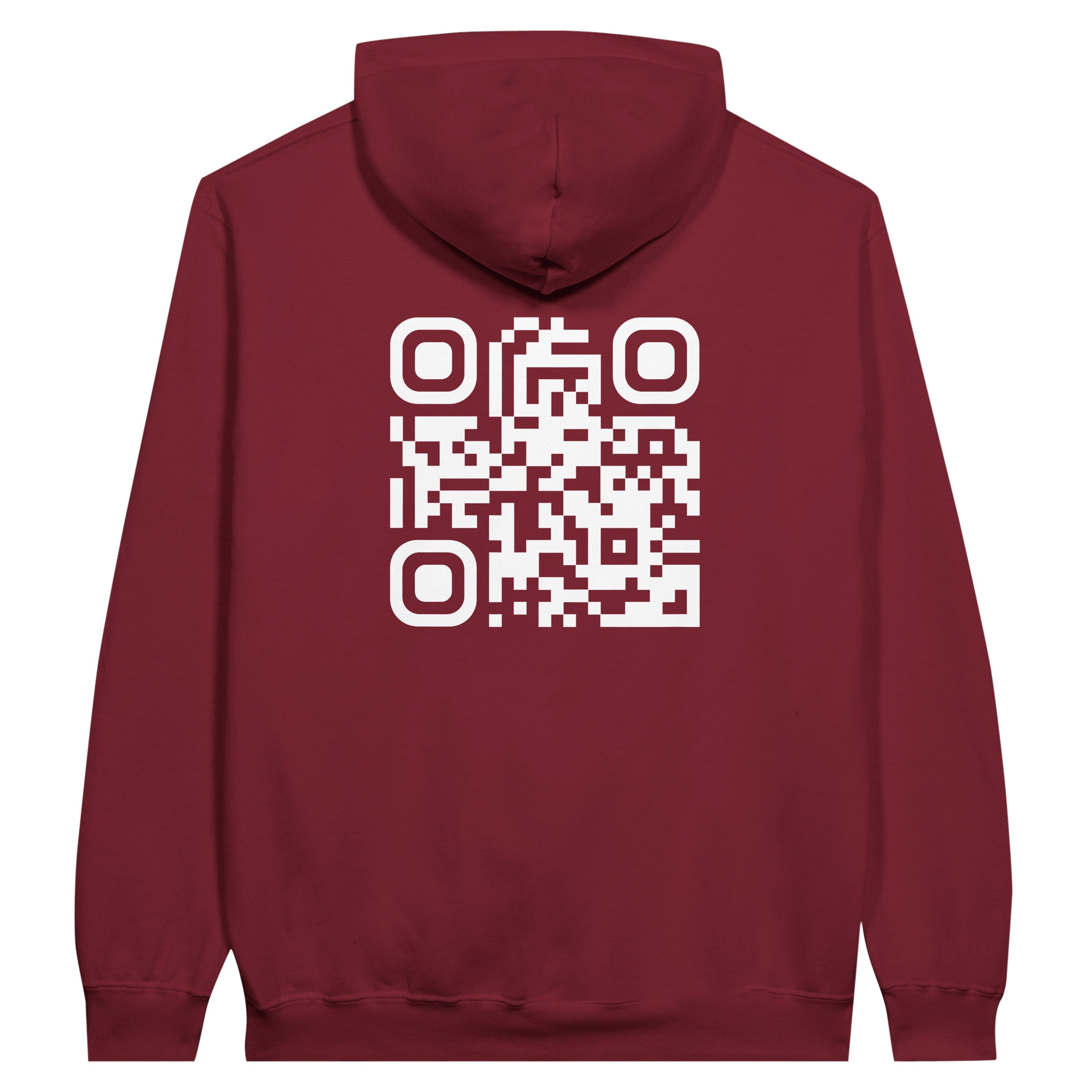 ELYSIS Sweat Maroon⎮QR Blanc