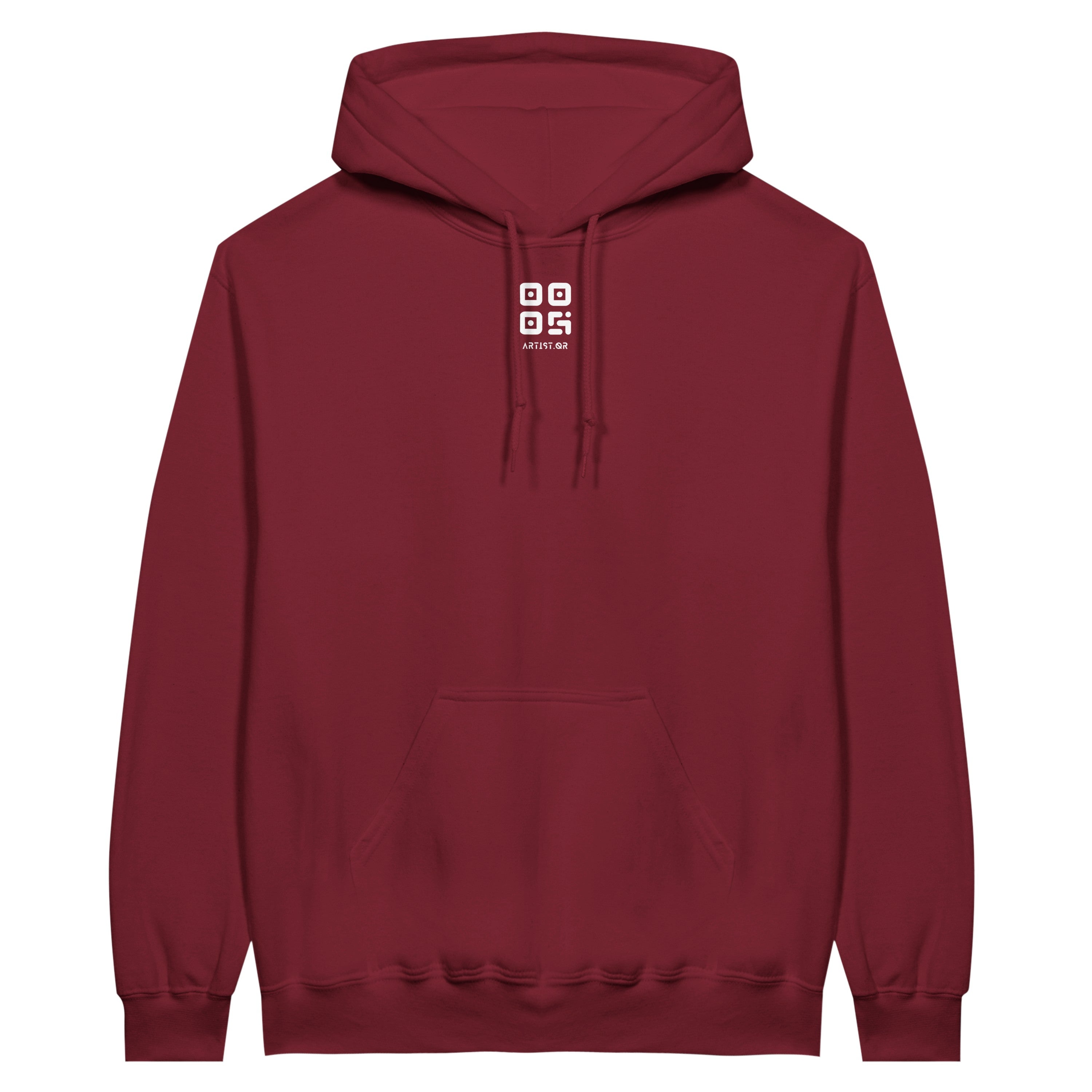 ELYSIS Sweat Maroon⎮QR Blanc