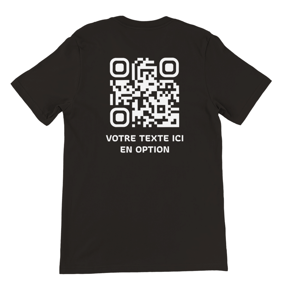 HELIOS T-Shirt Noir⎮QR Blanc